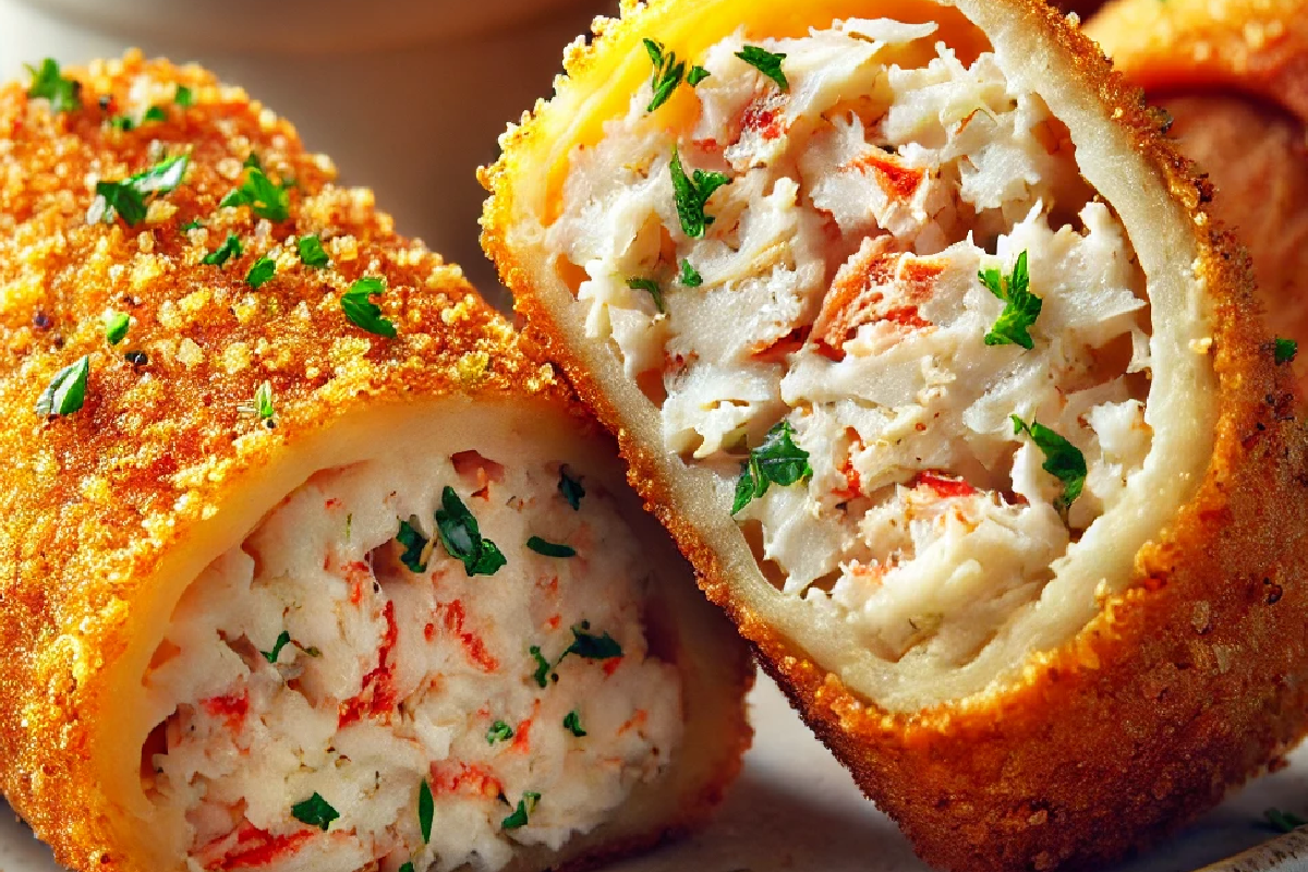 Crab Cake Egg Rolls